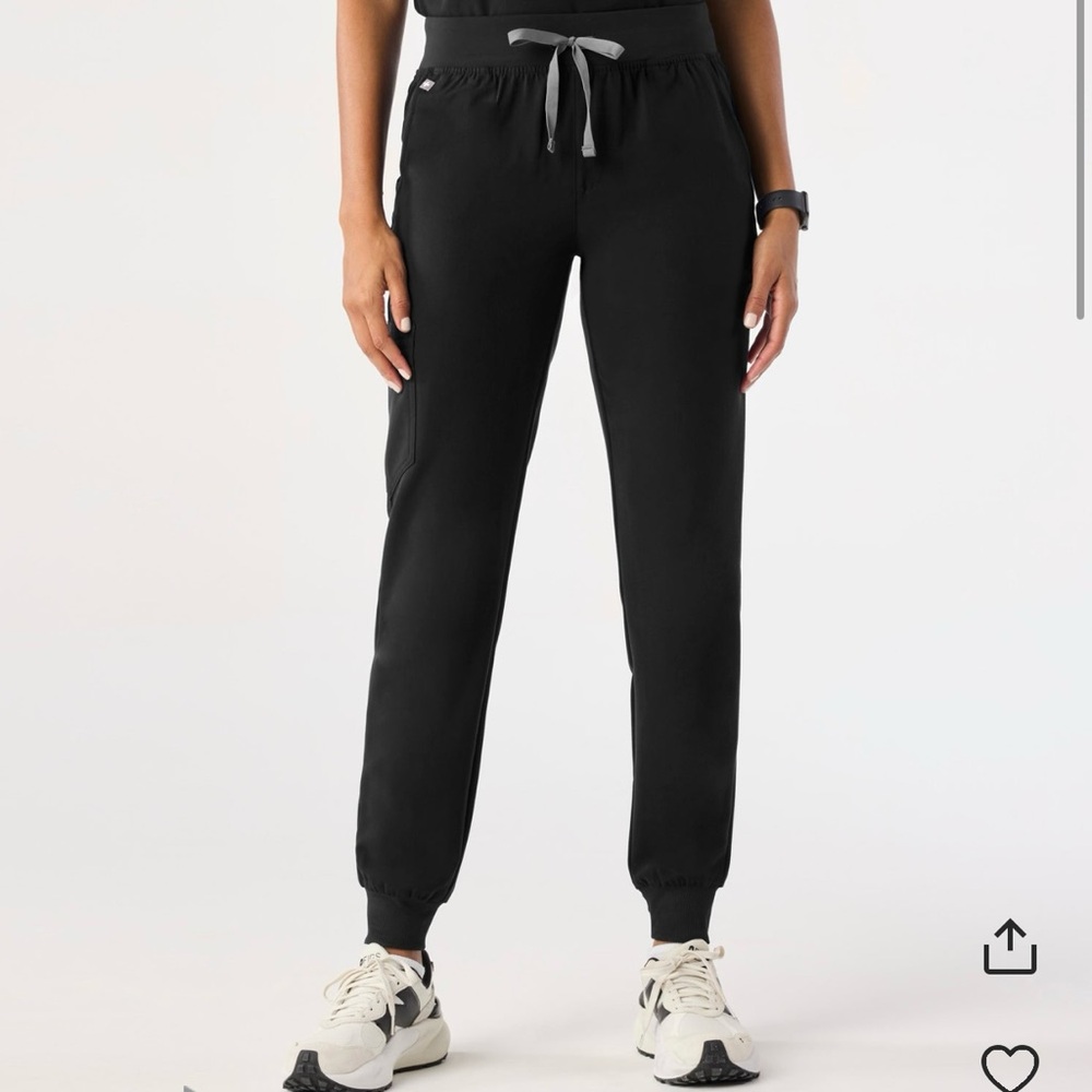 Figs Black Zamora Jogger Scrub Pants